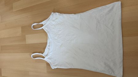 Spaghettiträger Top weiss, Grösse S
