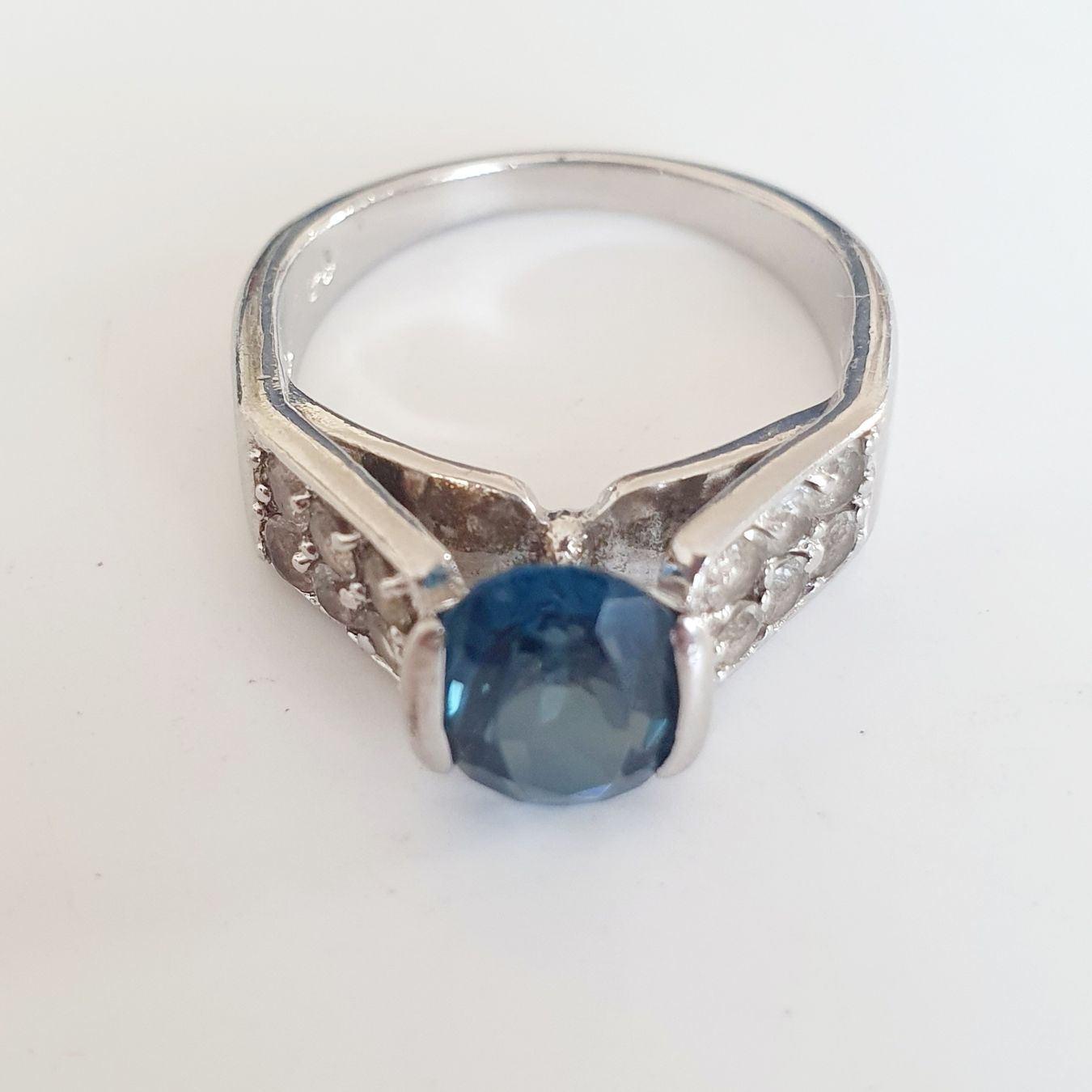 Ringe: Silber Ring mit Zirkonia, 925 Silber, Gr. 18.3 mm, – Gebraucht aus Kreuzlingen von Wunderkiste123 8