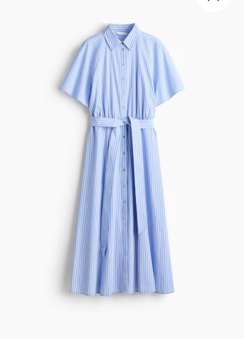 H&M Vestiti: Hemdkleid blau weiss gestreift Neu! – Nuovo (secondo la descrizione) da Luzern venduto da Sommer_26