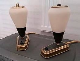 Paar Vintage Lämpchen mid century
