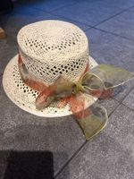 Damen Sommerhut Strohhut mit Band Grösse S/M