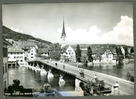 AK sw Stein am Rhein SH / ZH ≈ 1950 