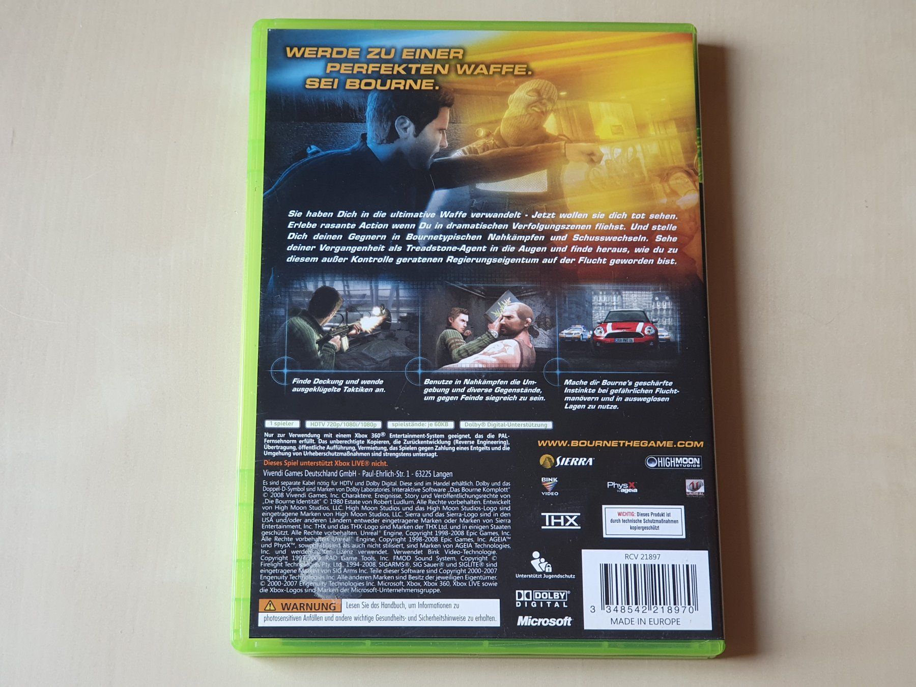 Microsoft Giochi: Das Bourne Komplott – Usato da Stansstad venduto da collectorsshop 1