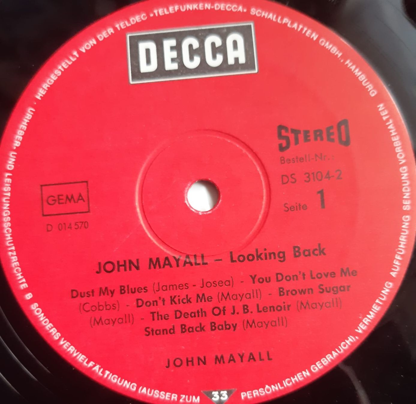 Dischi in vinile: JOHN MAYALL: Looking Back   DECCA: DS 3104/1-2 – Usato da Frick venduto da kyb_yq8h 6