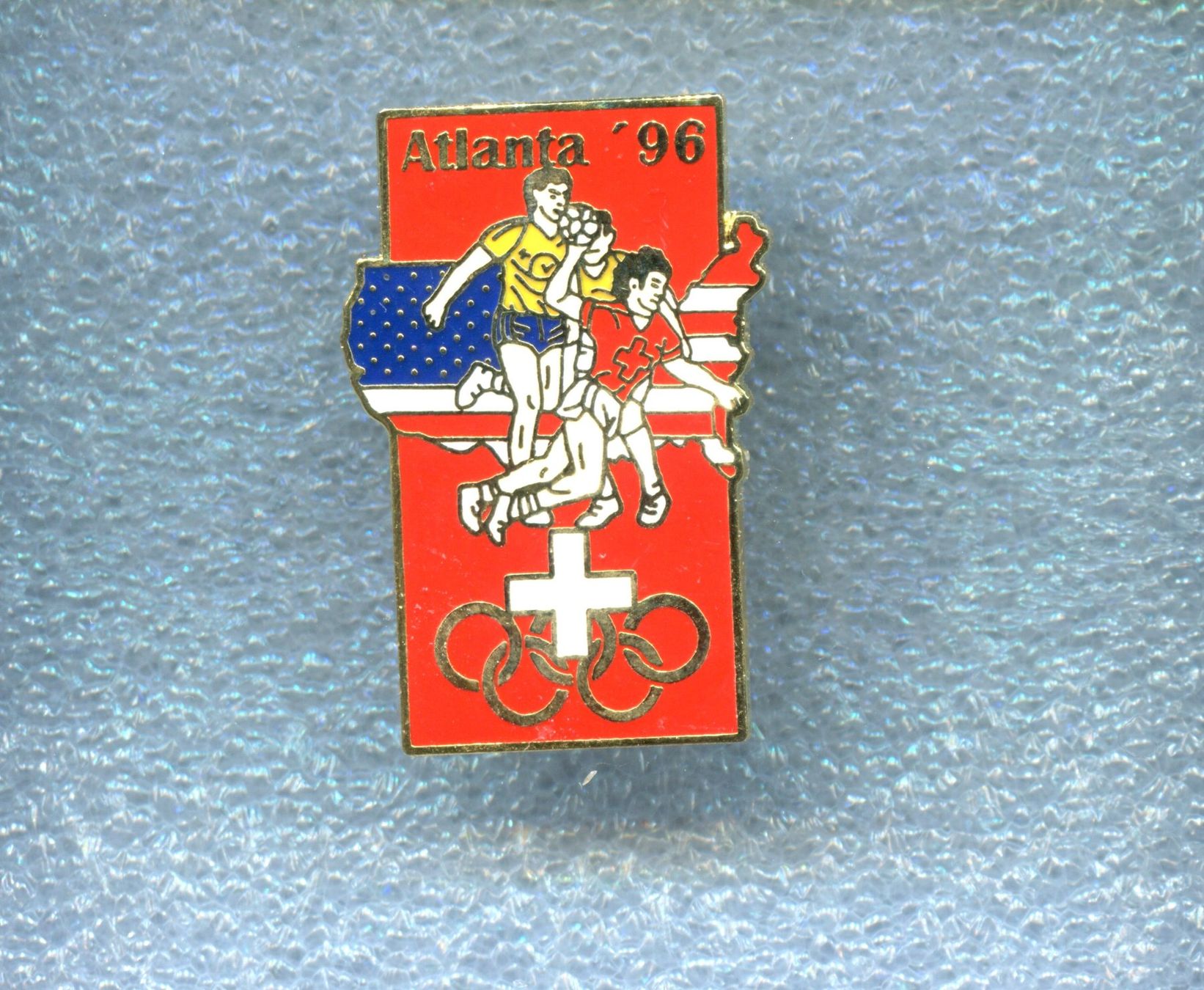 Placchette & Badge: Olympiade Atlanta '96  HANDBALL – Usato da Winterthur venduto da Sammleroase