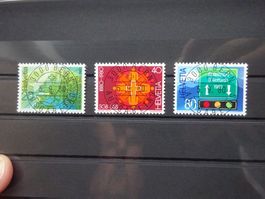 1980 Z-Nr.642 - 644 ET-Voll sauber mit Gummi**