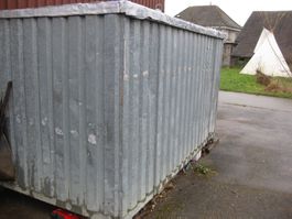 BAUCONTAINER GEBRAUCH L460 B208 BITTE VORHER BESICHTIGE