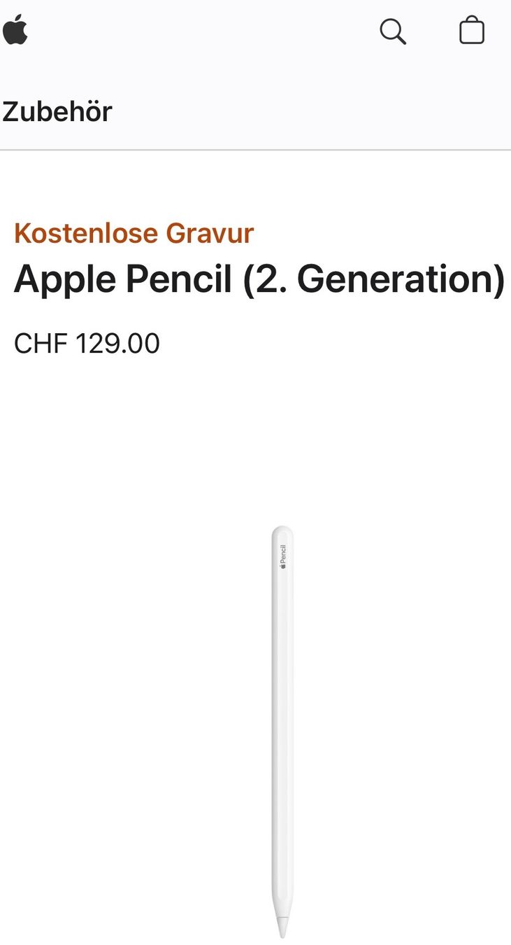 Apple Stylos & Marker: Apple Pencil Generation 2 ( Neu ) – Neuf avec emballage d'origine à Riniken par DanielKurtBarone