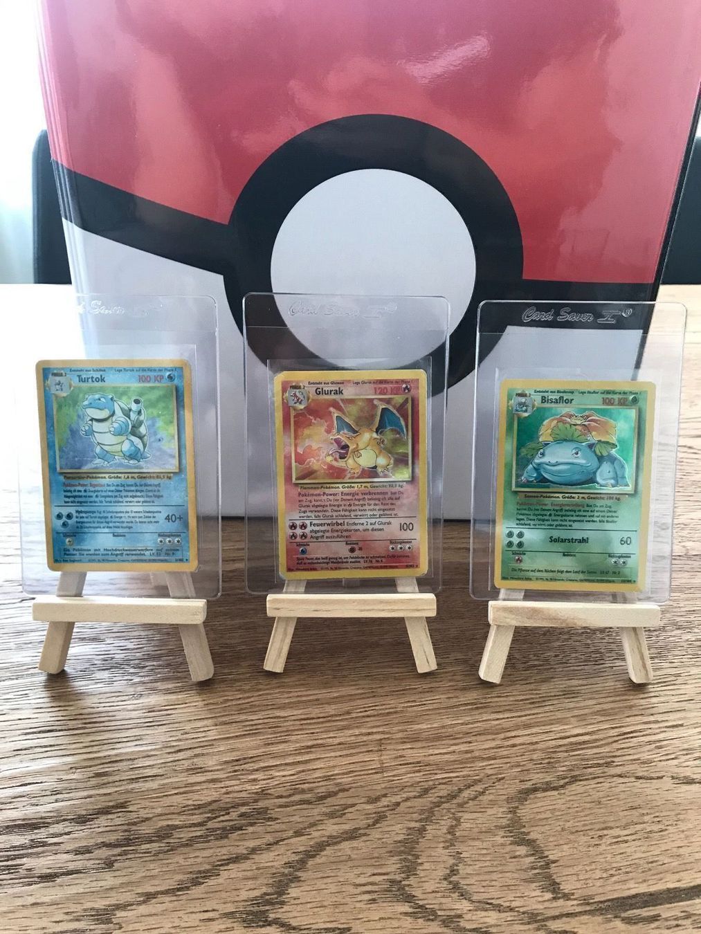 Pokémon Carte collezionabili: Glurak,Turtok,Bisaflor Deutsch Holo – Usato da Küssnacht am Rigi venduto da Ebikoner