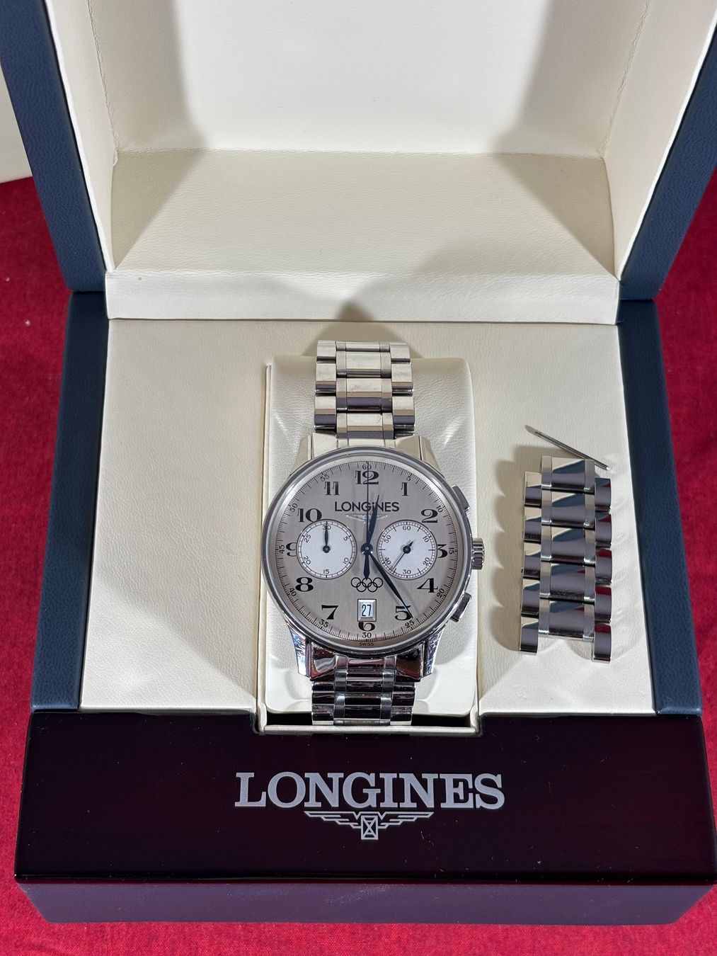 Longines Orologi: Longines Olympic Collection Chronograph Automatique – Réf. L – Usato da Biel/Bienne venduto da new-life 1