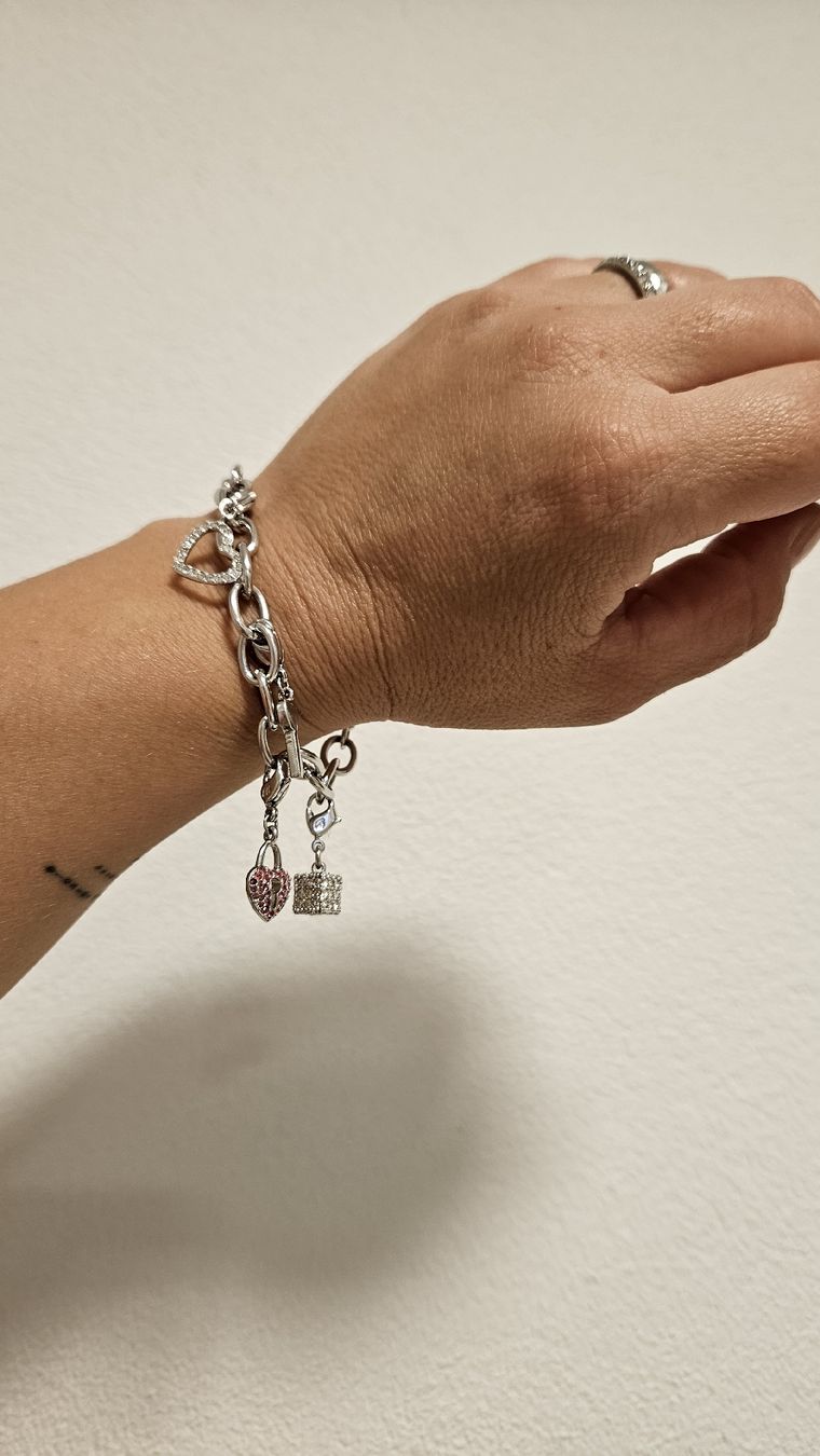 Swarovski Bracciali & Braccialetti: Swarovski Charms Armband Bettelarmband – Usato da Schaan venduto da car_wrv2 3