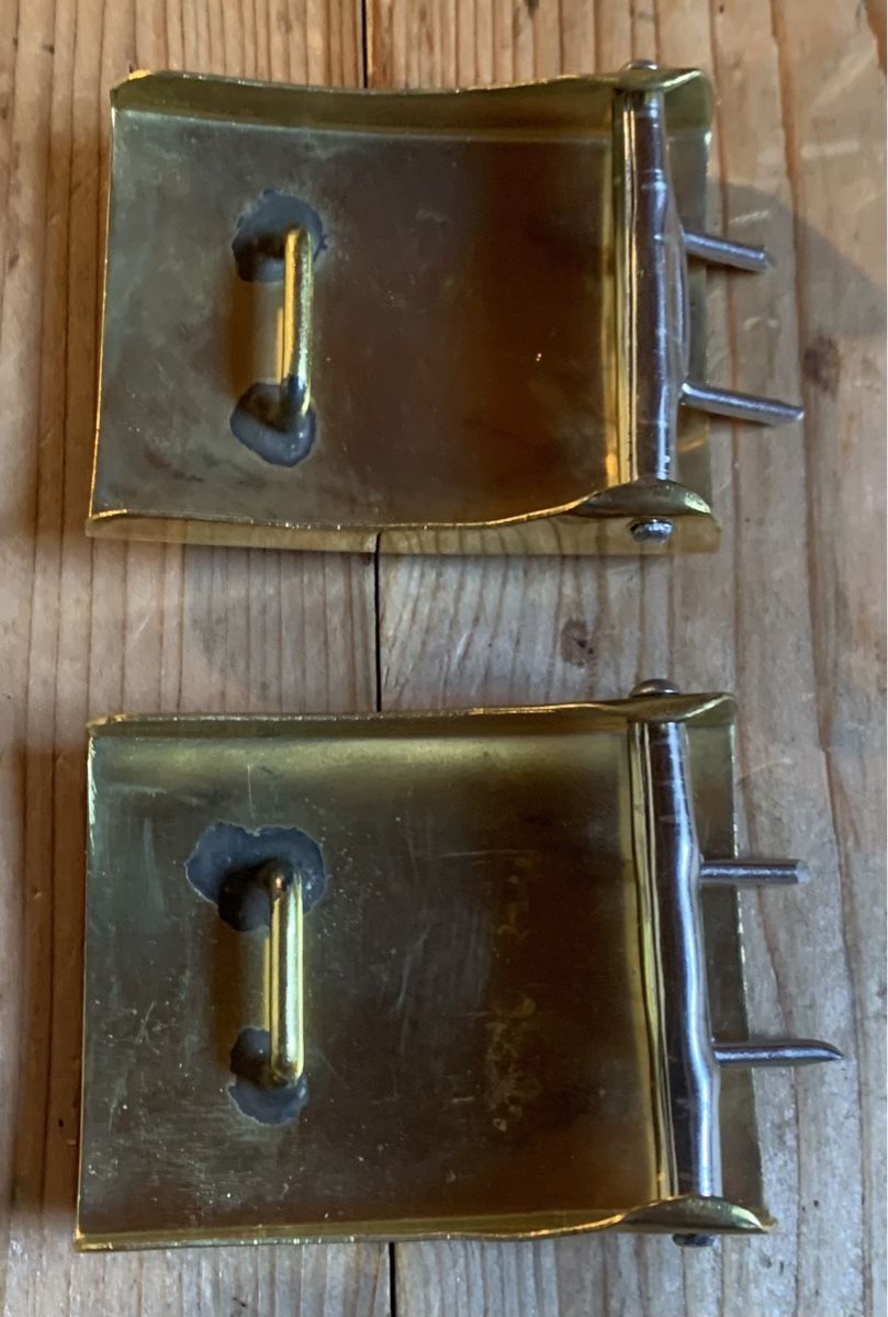 Fibbie per cinture: 2 stabile Gürtelschnallen – Nuovo (secondo la descrizione) da Goldingen venduto da Bergler012 1
