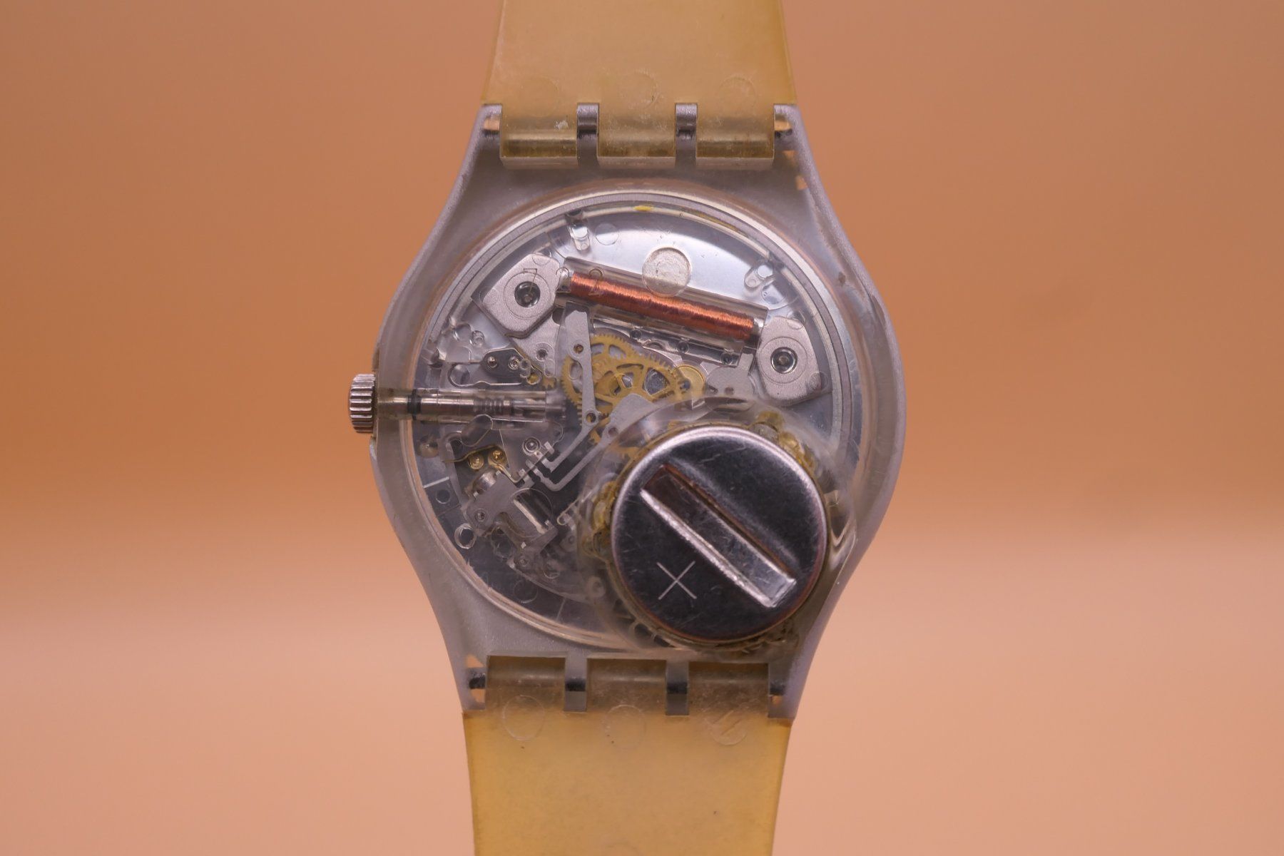 Swatch Orologi: Swatch Gent "BACK UP" GM140, neue Batterie – Usato da Thun venduto da CHRONOTIKA 4