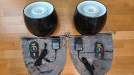 Philips Living Colors Lampen Set, 2 Stk, inkl. Fernbedienung