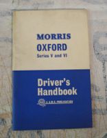 Morris Oxford Serie V+VI Driver's Handbook, Top Zustand!