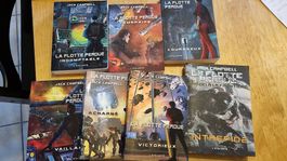 La flotte perdue. Collection livre sci-fi. Le lot