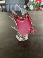 Poisson en Verre Soufflé Rose Murano