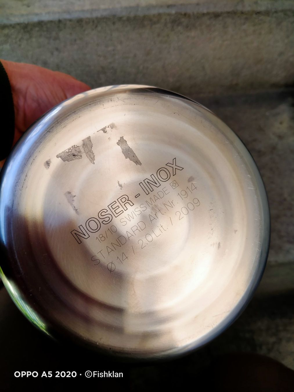 Pentole: Milchchessel 2 Liter Edelstahl NOSER Inox – Usato da Küssnacht am Rigi venduto da WorthPoint 4