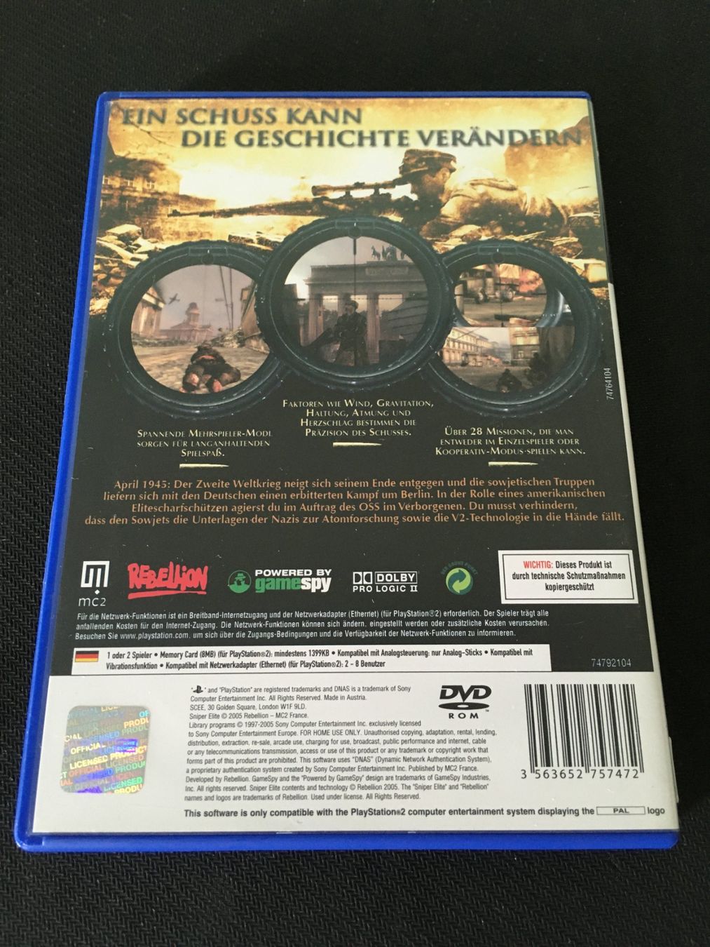 Sony Giochi: Sniper Elite - PS2 / Playstation 2 – Usato da St.Gallen venduto da sjosjo 1