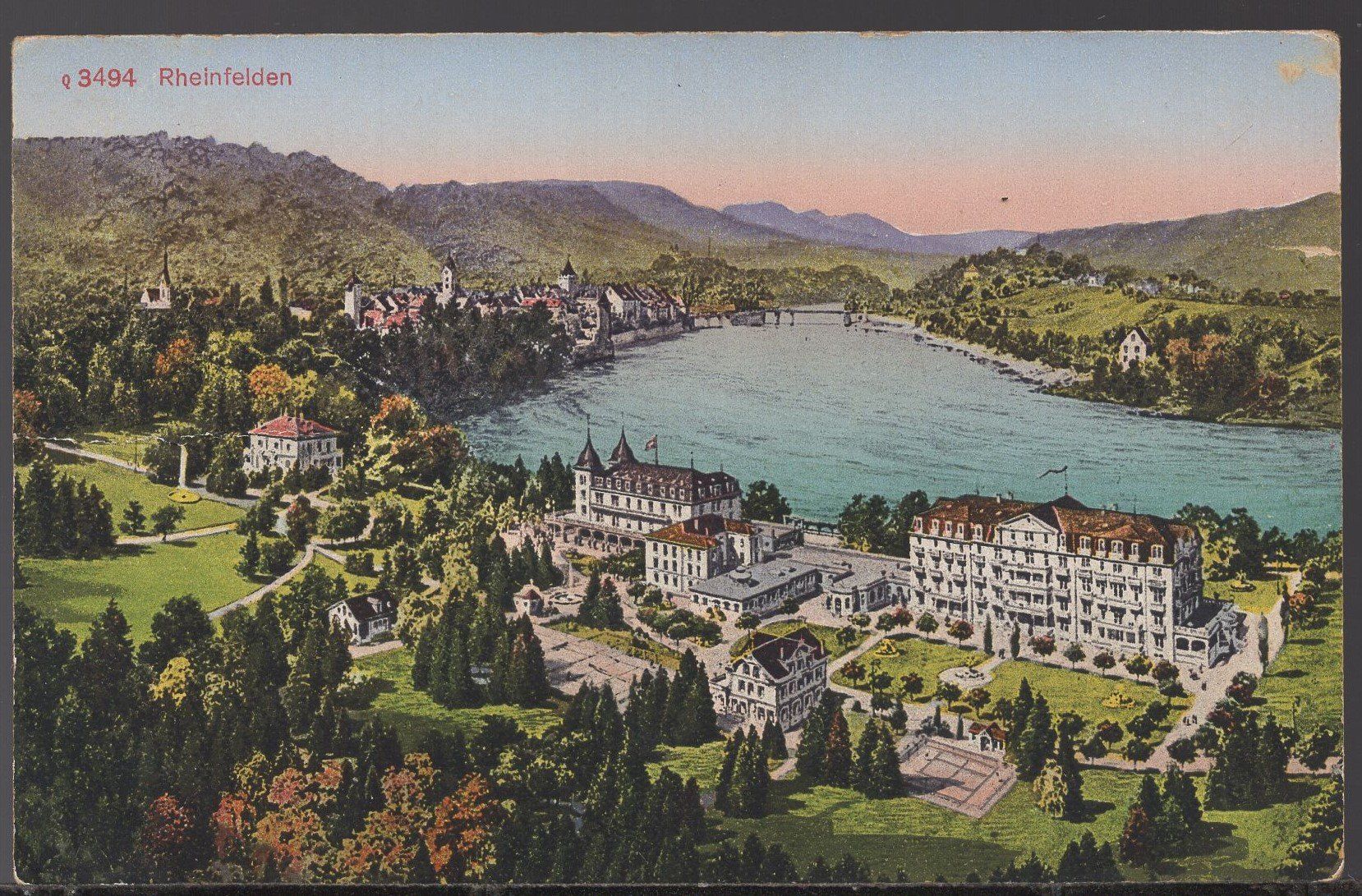Cartoline postali: Rheinfelden  1918  Feldpost – Usato da Aarau venduto da kufi44