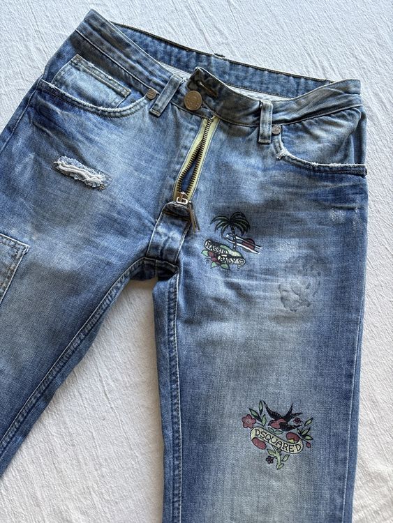 DSquared2 printed Jeans Sz 44 3