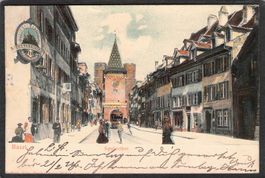 ^Basel Prägek. ,Spalenthor,Brauerei,1907