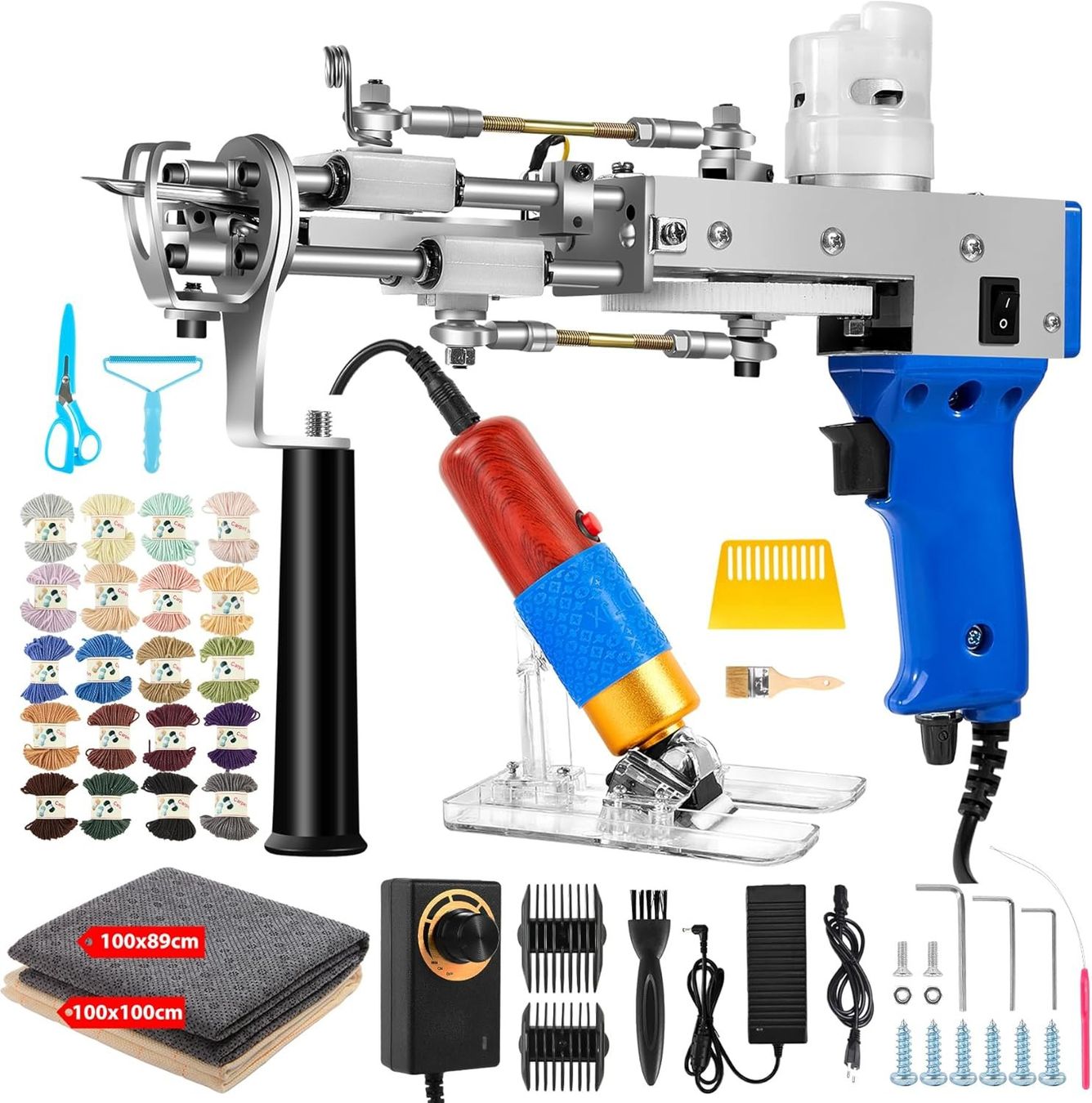 Toutes les machines: Tufting Gun Teppich Trimmer 2 1 Cut Loop Pile Schere Tuch – Neuf avec emballage d'origine à Hundwil par tec_mm27