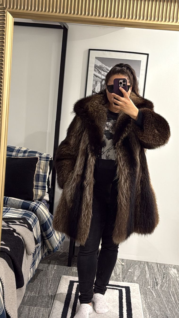 Giacche: Elegante Pelzjacke, Waschbär – Nuovo (secondo la descrizione) da Biasca venduto da elida_stefano 4