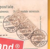 20.7.1903 Litho Kurlandschaft Toggenburg