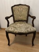 Antiker Sessel / Stuhl mit speziellem Bezug zu verkaufen