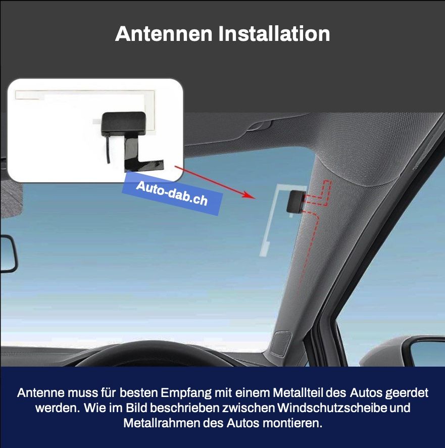 Adapter: DAB Auto Empfänger Adapter | Autoradio DAB+ Receiver – Neu und originalverpackt aus Basel von  6