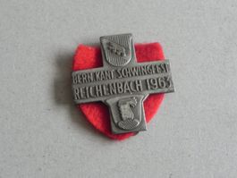 Abzeichen Kantonal Schwingfest Schwingen Reichenbach BE 1963