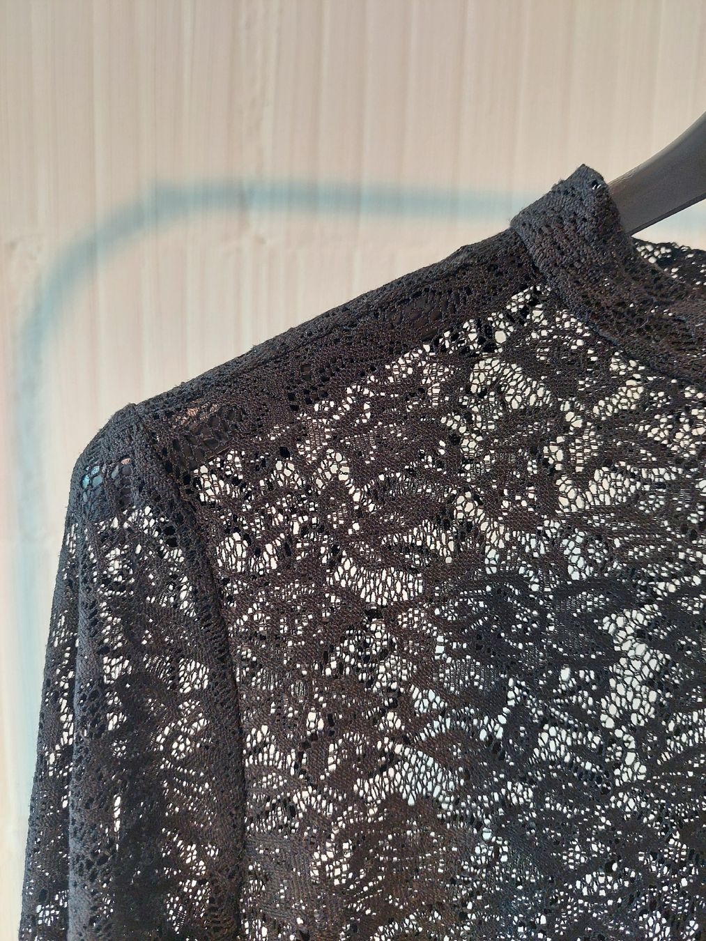Zara Camicette: Damen Spitzenbluse ZARA schwarz Langarm Gr. M – Usato da Sursee venduto da juliia_725 2