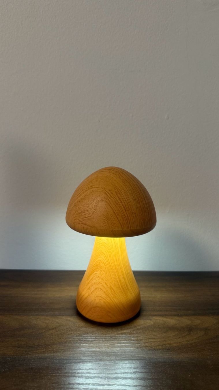 Lampen: Geschnitzte Pilzlampe aus Holz – Neu (gemäss Beschreibung) aus Zürich von dus_gln9 2