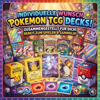 Pokémon TCG Custom Decks: Wunsch-Deckbau nach Mass + Zubehör