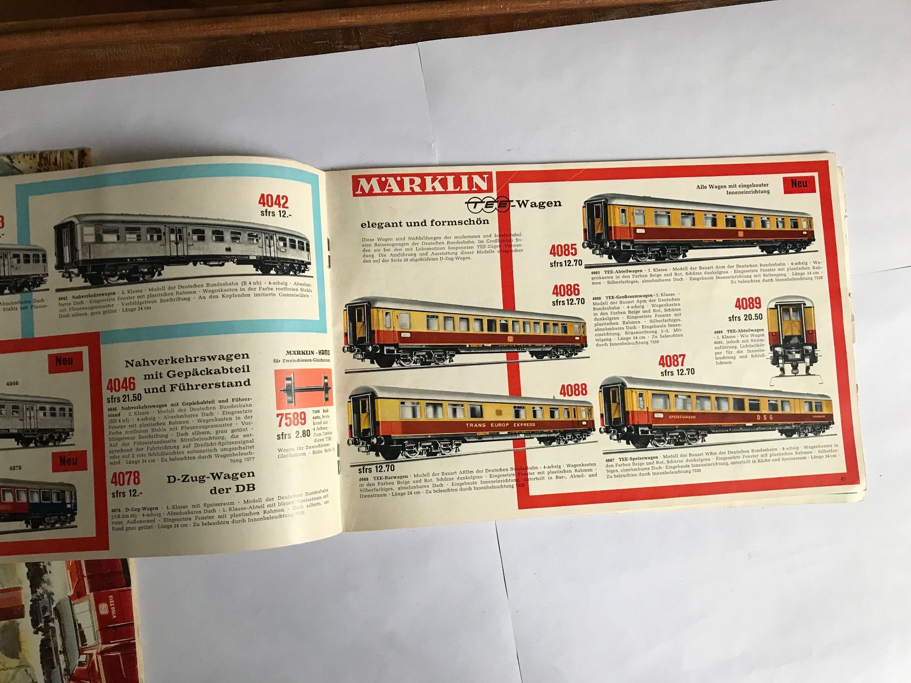 Märklin Modellini di ferrovie: märklin katalog 1968/69 – Usato da liestal venduto da makai05 4