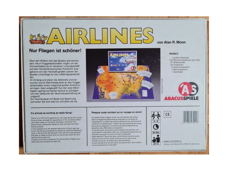 Giochi: Erstauflage Brettspiel "Airlines" – Usato da Zürich venduto da Desmond01 1