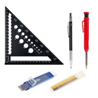Aluminium Lineal Streichmaß Winkelmesser