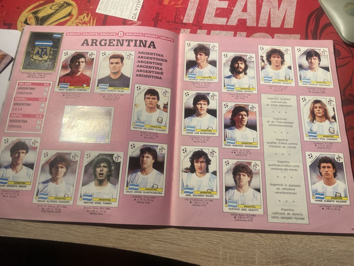 Panini Sammelbilder & Trading cards: Panini Italia 90 – Gebraucht aus St-Pierre-Clages von Mmanu75 4