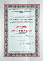 Société Immobilière de Planchamp à Corseaux - 1933