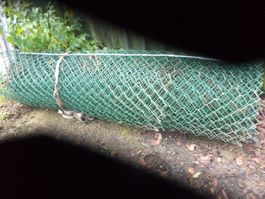 Zaun grün plastifiziert ungebraucht