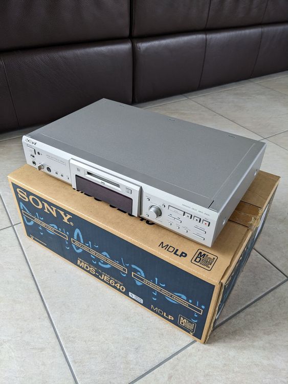 SONY Minidisc Deck MDSJE640 (Modelljahr 2000, unbenutzt) Kaufen auf