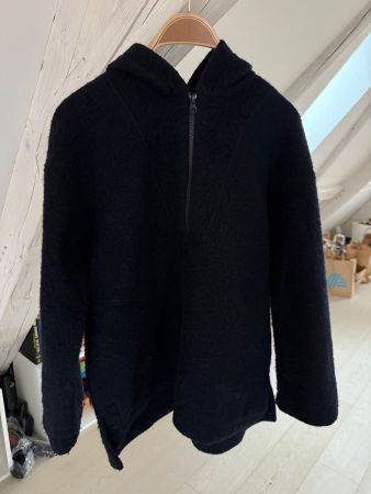 Peak Performance Fleecepullover mit Kapuze, Dunkelblau, Gr S