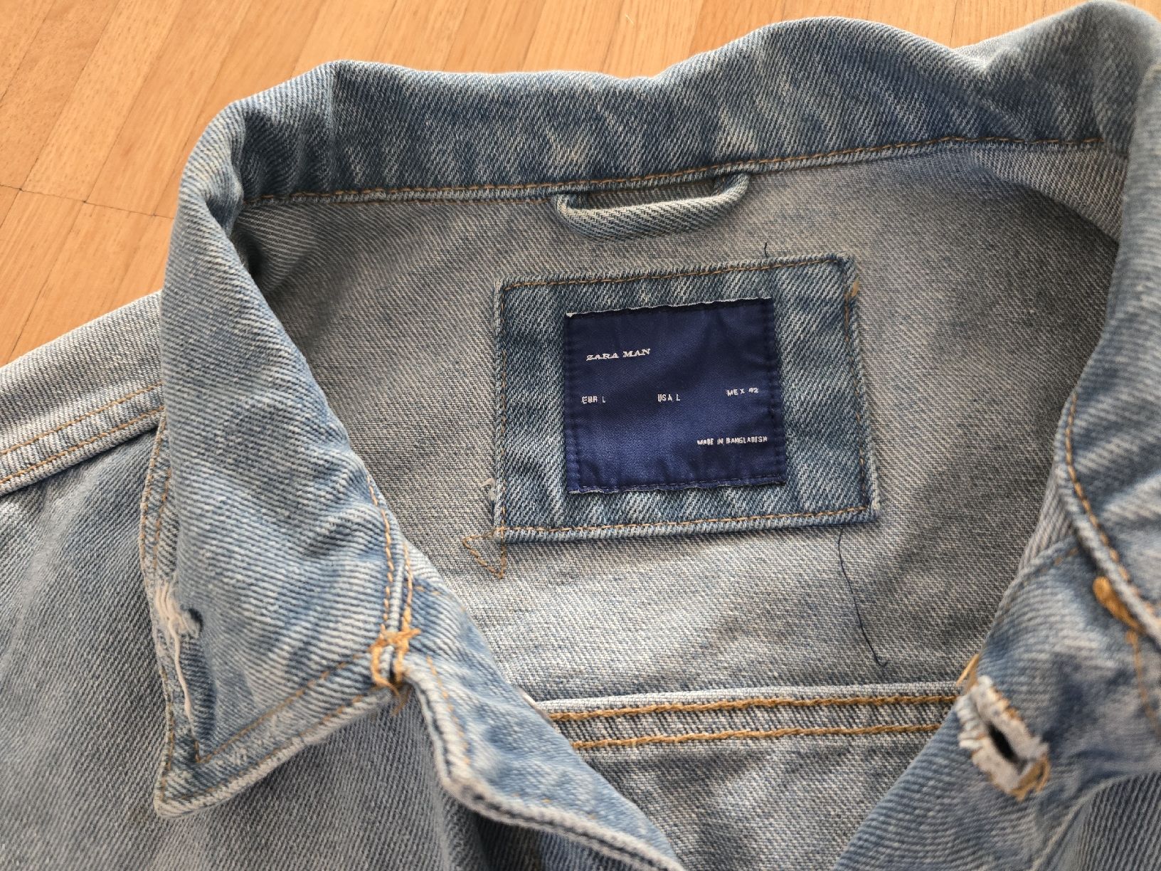 Zara Giacche: Zara Man Jeansjacke Grösse L hellblau – Usato da Laufenburg venduto da megane1959 1