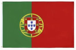 Portugal Flagge Fahne mit Ösen