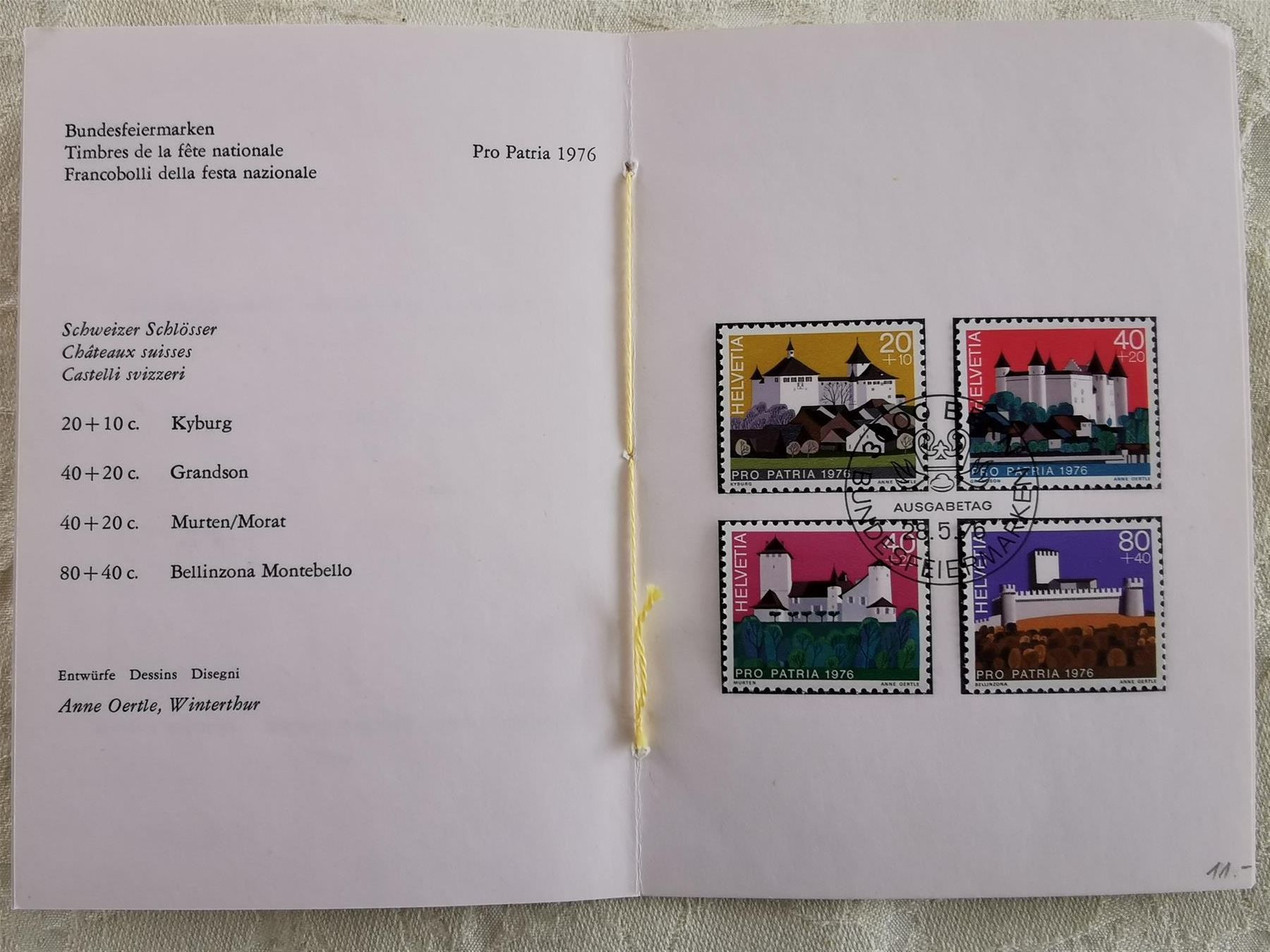 Tutti i francobolli: Patria 1976 – Usato da Olten venduto da Cshanti
