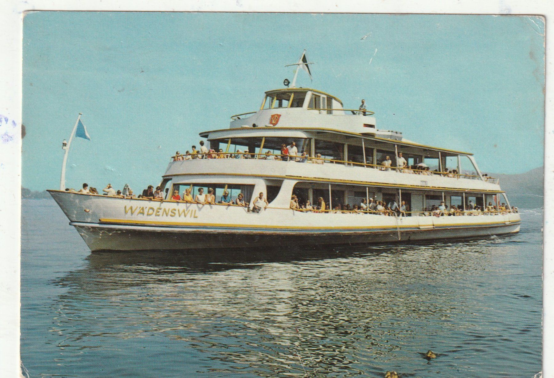 Cartoline postali: Motorschiff Wädenswil – Usato da Lumbrein venduto da made02