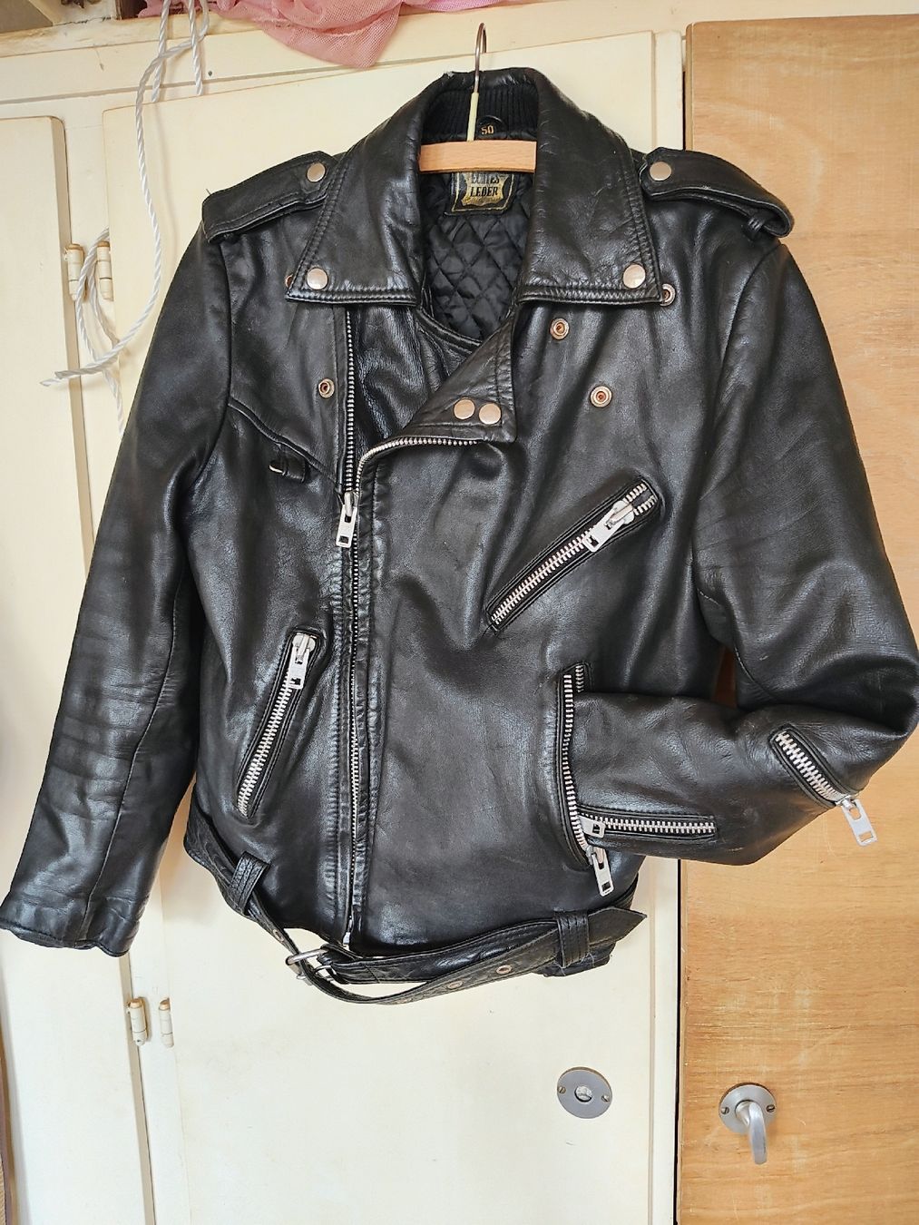 Giacche: Lederjacke / Töffjacke schwarz Grösse 50   – Usato da Melchnau venduto da Unikat01 8