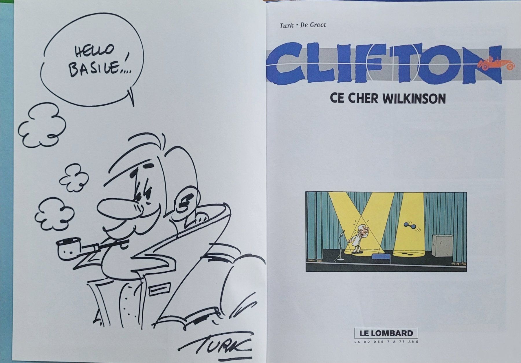 Comics: BD Dédicace Clifton Tome 1 Ce Cher Wilkinson – Gebraucht aus Biel/Bienne von Destockweb