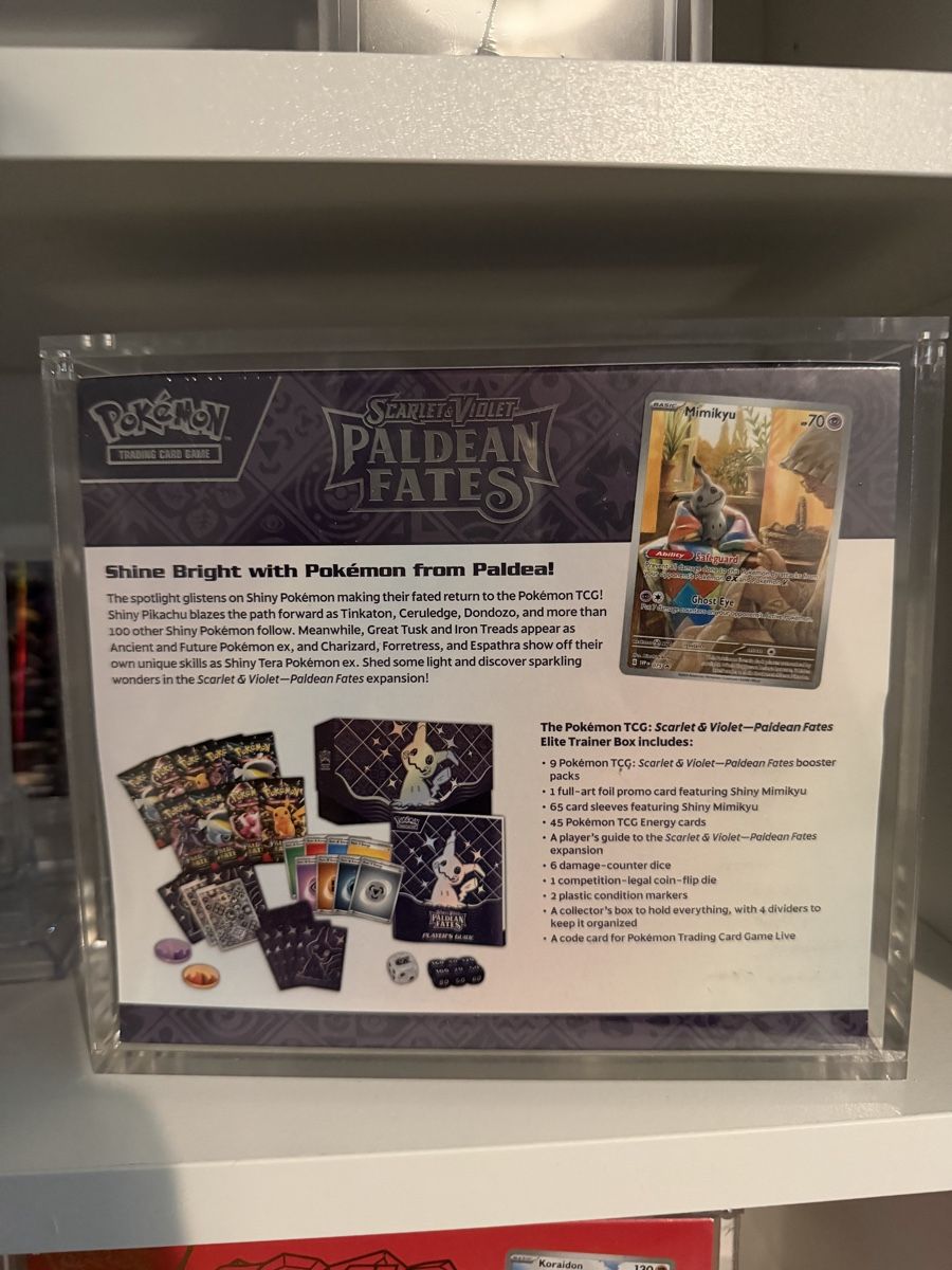 Pokémon Carte collezionabili: Paldean Fates Elite Trainer Box – Nuovo e nell'imballaggio originale da Zürich venduto da TGC_Jas 1
